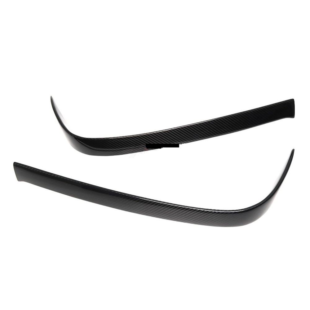 2pcs Real Carbon Fiber Rear Bumper Spoiler Air Vent Outlet Trim Cover Car Styling Accessories Compatible for Lexus RC F USC10 Art 2014-2018