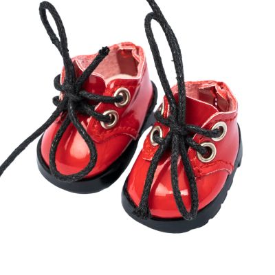 15-17cm Doll Shoes for 15-17cm Doll Boots, 6.7 inch Doll Shoes Accessories Valentine's Day Gifts (red)