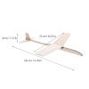 Abaodam 3pcs 3D Wooden Airplane: School Crafts Unfinished Wood Glider Plane Model for Kids Adults Toddler Christmas Halloween Party Supplies view 2