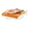 BESPORTBLE 2pcs Realistic Fake Bread: Faux Decorative Food - PU Artificial Fried Egg Toast Model - Display Food Props for Bakery Decor Cafe Restaurant Photography view 4