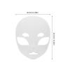 Abaodam Fursuit Head Base Mask: Blank Fursuit Head Base Unpainted White Animal Mask For Cosplay Halloween Masquerade Party Accessories view 2