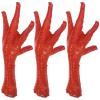 OFFSCH 3PCS Artificial Chicken Feet Model - Simulated Chicken Feet Realistic Fake Food Photography Props Food Display Ornament for Home Shops view 1