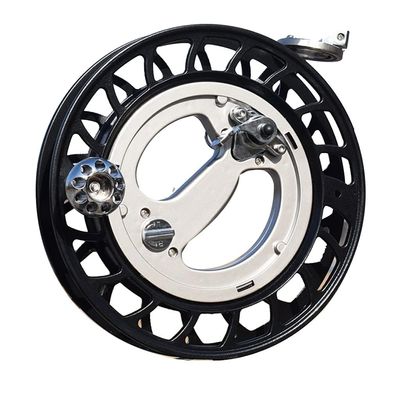 11-inch Kite Reel, Anti-Reverse with Handbrake Professional Outdoor String Spool Reel, Hand-cranked Wanhe Roulette Kite Line Winder Durable Flying Line Accessories(Black)