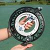 11-inch Kite Reel, Anti-Reverse with Handbrake Professional Outdoor String Spool Reel, Hand-cranked Wanhe Roulette Kite Line Winder Durable Flying Line Accessories(Black) view 2