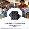 Alloy Black Fidget Slider-Block Style,Unrestricted Sliding,Enhanced Focus,Anxiety Relief,Compact Fidget Toy for Adult view 4