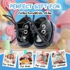 15-17cm Doll Shoes for 15-17cm Doll Boots, 6.7 inch Doll Shoes Accessories Valentine's Day Gifts (Black) view 3