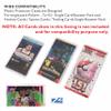 10 Pack Plastic Folding Protector Cases for Trading Card Booster Pack (Length: 12.4cm(4.9 in)) view 3