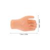 Abaodam 12 Pairs Small Plastic Hands for Dolls - Realistic Miniature Hand Accessories for DIY Doll Crafting - Realistic Puppet Body Parts view 4