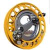 11-inch Kite Reel, Anti-Reverse with Handbrake Professional Outdoor String Spool Reel, Hand-cranked Wanhe Roulette Kite Line Winder Durable Flying Line Accessories(Yellow) view 1