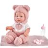 Enjoyin 12" Baby Doll with Accessories for Toddler Girls Ages 3+ | Includes Pink Outfit, Pacifier, Bottle & Soft Blanket | Interactive Role-Play Toy for Kids view 2
