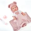 Enjoyin 12" Baby Doll with Accessories for Toddler Girls Ages 3+ | Includes Pink Outfit, Pacifier, Bottle & Soft Blanket | Interactive Role-Play Toy for Kids view 4