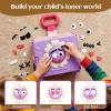 45PCS 3-in -1 Toddler Girl Toy Shopping Carts for Kids Pretend Play Food Toys - Cutting Fast Toy Food Set for Montessori Preschool Learning for Boys&Girls Ages 2 3 4 5 6+ Birthday Gifts view 3