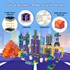 Belveora Magnetic Building Blocks for Kids Ages 3 4 5 6 7 8 9 10, 90 PCS Pixel Style Magnet Cubes, STEM Building Toy with Strong Magnetic, Creative Gift for Boys and Girls(0.8 Inch) view 3