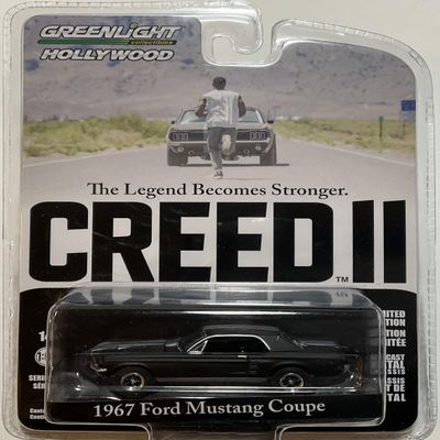 1967 Ford Mustang Coupe - Creed II Movie - Greenlight - Scala 1/64