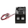 Domary 28000RPM Metal Motor Cooling Fan, Durable Motor Heat Sink for F540 550 3650 3660 with Wide Range of Application (Silver) view 2