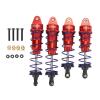 Domary Premium RC, Aluminum Alloy Upgrade Parts with Adjustable Spring Damper for 1/10 RC Car (Red) view 1