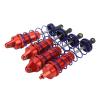 Domary Premium RC, Aluminum Alloy Upgrade Parts with Adjustable Spring Damper for 1/10 RC Car (Red) view 2