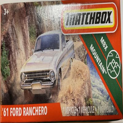 1961 Ford Ranchero White #75 - Matchbox 1/64 Circa