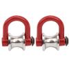 2pcs RC Model Simulated Lifting Pulley Steel Wire Rope Fit for HSP for REDCAT Crawler Car (Type B) view 1