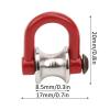 2pcs RC Model Simulated Lifting Pulley Steel Wire Rope Fit for HSP for REDCAT Crawler Car (Type B) view 3