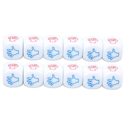 20mm White Game Dice Set Exquisite Portable 6 Side Dice Set Party Entertainment