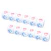 20mm White Game Dice Set Exquisite Portable 6 Side Dice Set Party Entertainment view 3