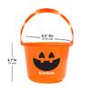 Let's Make Memories Personalized Halloween Trick or Treat Bucket - Candy Bag for Kids - Illuminated Handle for Safety - Personalize with Name - Ghost view 4