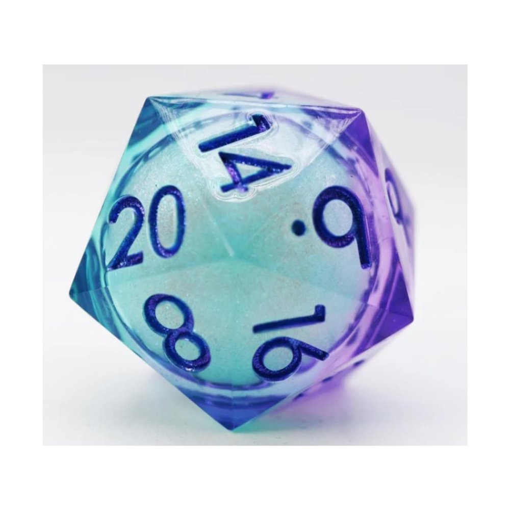 33mm Sharp Edge Liquid Core D20 - Fairy Dust
