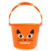 Let's Make Memories Personalized Halloween Trick or Treat Bucket - Candy Bag for Kids - Illuminated Handle for Safety - Personalize with Name - Cat view 1