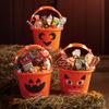 Let's Make Memories Personalized Halloween Trick or Treat Bucket - Candy Bag for Kids - Illuminated Handle for Safety - Personalize with Name - Cat view 2