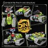 5 in 1 STEM Robot Building Kit, APP & Remote Control Interstellar Building Robot, DIY Robotics Building Toys/RC Car/Tank with Light, Space Building Toy Gifts for Boys Girls Kids 8-16 Science Learning view 3