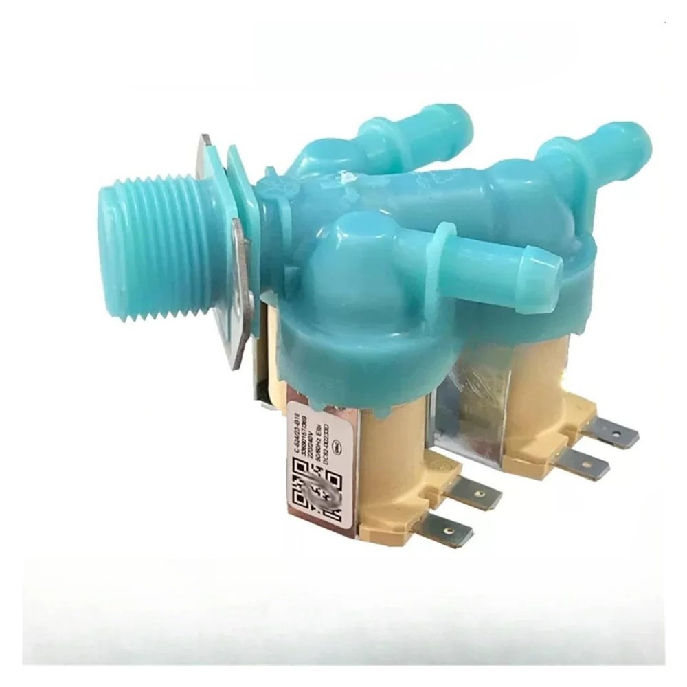 Electric Water Inlet Solenoid Valve DC62-00233D, Compatible for Samsung Washing Machine 220V 50/60HZ Washer Parts