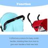2pcs Stroller Handle Cover, Replacement Baby Stroller Handle Pads, Handle Sleeve Cover for Baby Stroller Pushchair, Pushchair Armrest Dust Proof Handle Protector Sleeve Stroller Accessory view 3