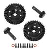 37T 13T Steel Differential Gear Set Ring Gear Pinion Gear 5379X 5679R Compatible with 1 10 Scale RC Cars Upgrade Replacement Parts(2 Set) view 1