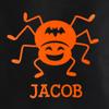 Let's Make Memories Personalized Halloween Trick or Treat Bag for Kids - Reflective Candy Bag for Safety - Personalize with Name - Spider view 2