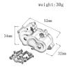 Compatible with Traxxas for Slash for E-Revo for Summit 1/16 RC Car Parts Accessories Metal Gearbox Housing Case Gear Cover 7091 7379R RC Repair Parts(Black) view 2