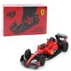 1:64 Diecast Model Car Compatible with Ferrari SF23#55 C. Sainz 2023 Bahrain GP Limited Edition by BBR Models BRFER64015 view 1