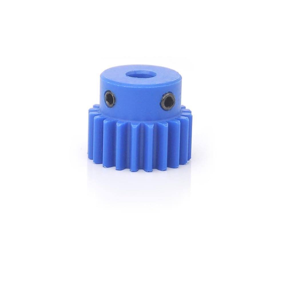 1 Mod 17Teeth Nylon Pinion Gear 1M17T Motor Spur Gear Bore 5mm Outer Dia 19mm