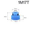 1 Mod 17Teeth Nylon Pinion Gear 1M17T Motor Spur Gear Bore 5mm Outer Dia 19mm view 2