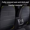 2 Pcs for Corolla Toyota 2020 2021 2022 2023 car seat Kick mat,Seat Pad Rear Cover Protector,Easy to Clean Backrest Protection Car Kick Mat Wear-Resistant,D Brown view 2
