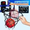 Indoor Basketball Hoop for Kids, Adjustable Height Basketball Hoop Over The Door with LED Light/Scoreboard/3 Balls, Mini Basketball Hoop Valentines Birthday Gifts for Boys Ages 4 5 6 7 8 9 10 11 12+ view 4