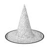JEKYDOSD Black And White Dots Print Halloween Hat Spooky Party Accessory, Carnivals Masquerade Balls view 1