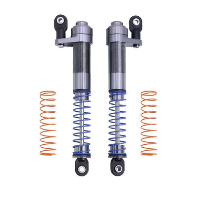 1/10 Metal Adjustable Shock Absorbers Oil Damper 80-100mm for RC Crawler Car Axial SCX10 90046 Capra TRX4 Redcat Gen8 Upgrade (Titanium 2Pcs)