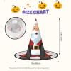 JEKYDOSD Cute Santa Claus Print Halloween Hat Spooky Party Accessory, Carnivals Masquerade Balls view 3