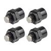 4pcs Aluminum Alloy Wheel Hex Hub Adapter 12mm to 17mm Conversion Bouncing Parts for 1/10 RC Car Upgrade Parts RC Accessories(Black) view 1