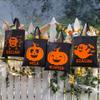 Let's Make Memories Personalized Halloween Trick or Treat Bag for Kids - Reflective Candy Bag for Safety - Personalize with Name - Boy Pumpkin view 3