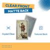 Boltquan Matte Tarot Card Sleeves  100CT Clear Front & Non-Glare Back, Fits Standard Tarot & 40K Sized Cards (70120 mm)  Durable Protective Sleeves for Deck Building, Shuffling & Storage view 3