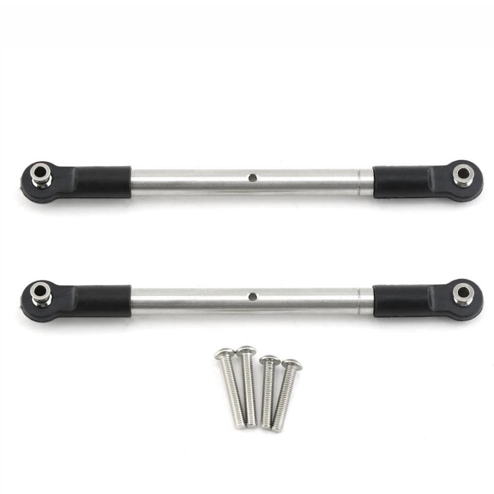 2pcs Metal Toe Links Link Rod Linkage 8997 Upgrade Parts Compatible with 1/10 Scale RC Cars Compatible with Maxx 2.0 WideMaxx Models
