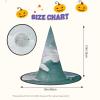JEKYDOSD Beach Surf Print Halloween Hat Spooky Party Accessory, Carnivals Masquerade Balls view 3