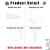 2 Pcs Poseable Goose Wings for 7 Inch Desk Goose Tabletop Goose Accessory Mini Porch Goose Costume Magnetic Goose Statue Key Holder Clothes for Table Decor (2) view 3